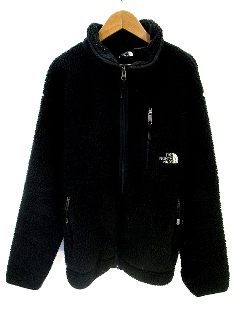 ザノースフェイス The North Face フリース ボア ジャケット ジップアップ 黒 ブラック M 国内正規 メンズ 146 ベクトルパーク